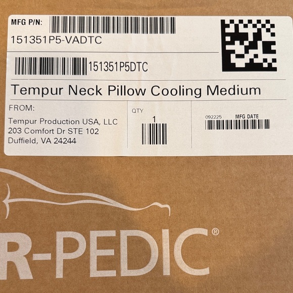 Tempur-Pedic Neck Pillow Cooling Medium *BRAND NEW* - Picture 8 of 8